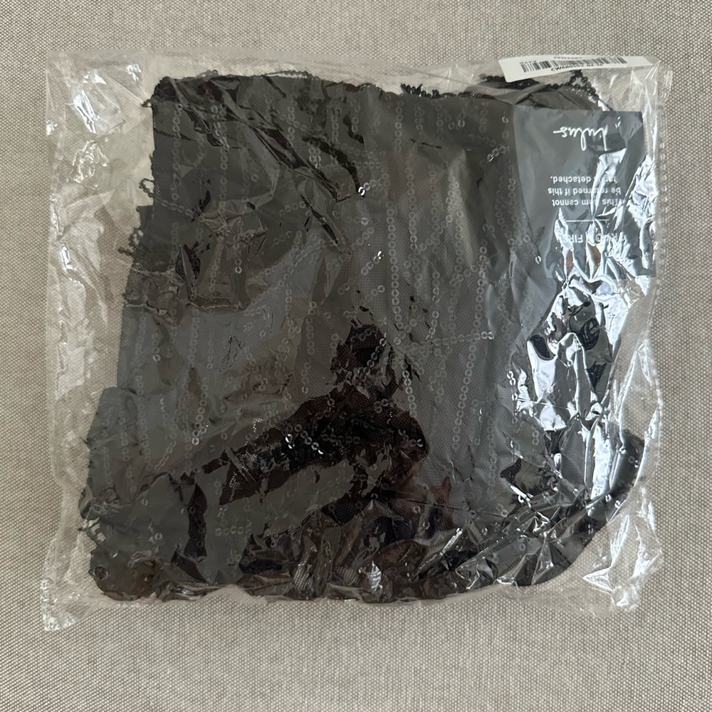 Lulu's Black Sequined Midi Skirt - Picture 5 of 5